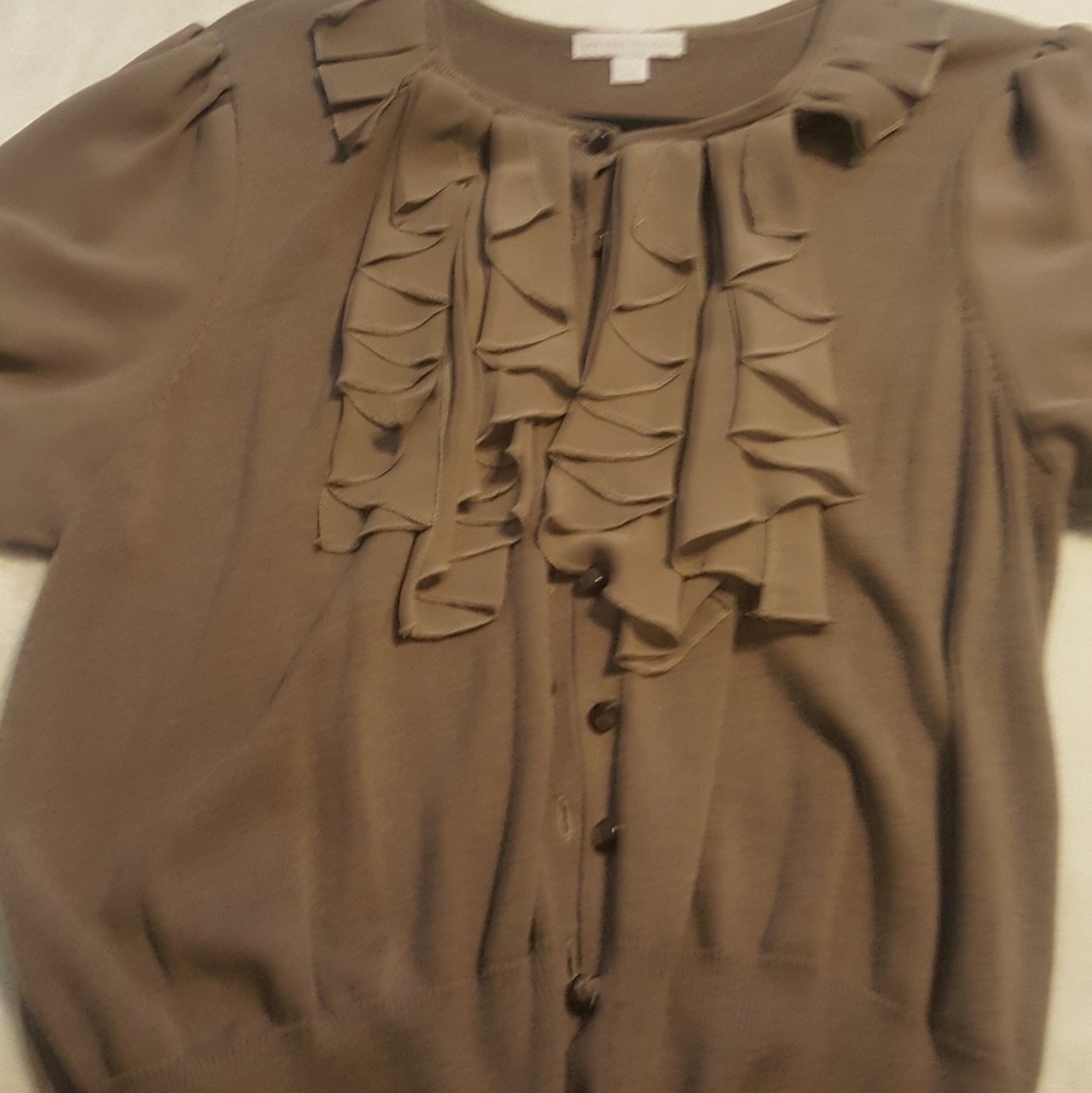 New York & company  taupe sweater